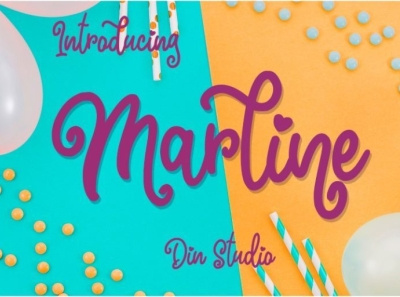 Marline - Funny script font