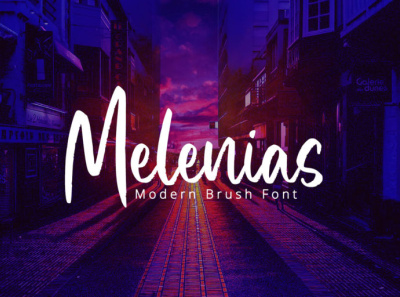 Melenias - Handwritten font branding font fonts handlettering lettering logo type script script font signature font typography