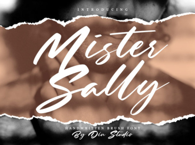 Mister Sally - Handwritten brush font