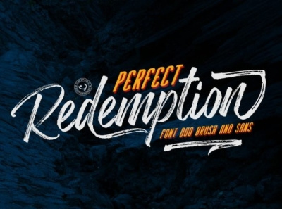 Perfect Redemption - Handwritten brush font