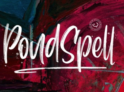 Pondspell - Handwritten brush font branding brush brush font font fonts handlettering lettering logo type script font typography