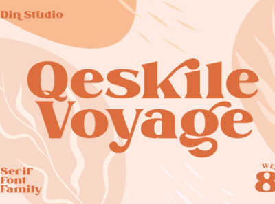 Qeskile Voyage - Modern serif font branding design font fonts icon illustration logo logo type typography vector