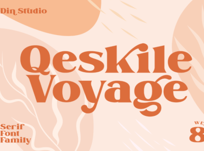 Qeskile Voyage - Modern serif font