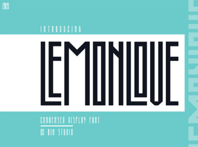 Lemonlove - Condensed Display Font branding design display font fonts logo logo type typography