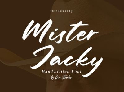 Mister Jacky - Handwritten font