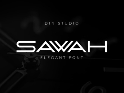 SAWAH - Elegant font