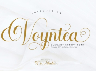 Voyntea - Elegant script font branding calligraphy design font fonts handlettering lettering logo type script font signature font typography