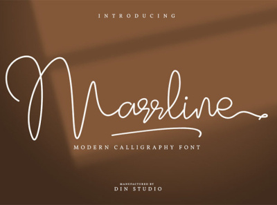 Marrline - Handwritten natural font