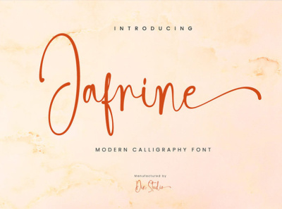 Jafrine - Modern Handlettering font branding design font fonts handlettering lettering logo type script font signature font typography