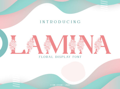Lamina - Beautiful monogram font beautiful font branding design font fonts icon logo logo type monogram typography