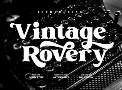 Vintage Rovery - Elegant serif font