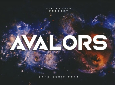 AVALORS - Sans serif font