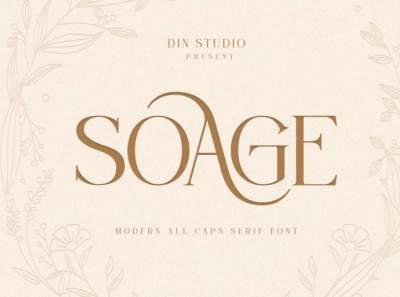 SOAGE - Modern Serif Font