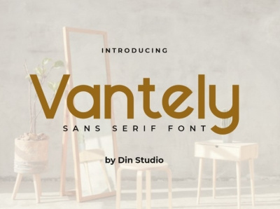 Vantely - Sans serif font