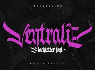 Ventralie - Blackletter Font