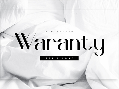 Waranty - New Serif Font