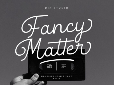 Fancy Matter - Monoline Script Font