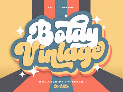 Boldy Vintage - Bold Script Font