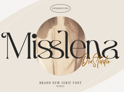 Misslena - New Serif Font branding design font fonts illustration logo logo type modern font serif serif font typography