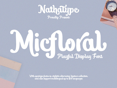 Micfloral - Display Font