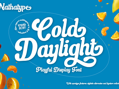 Cold Daylight - Display Font branding design font fonts graphic design logo typeface typography