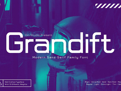 Grandift - Sans Serif Font branding design font fonts logo logo type typography