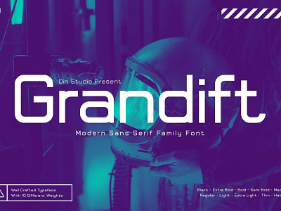 Grandift - Sans Serif Font branding design font fonts logo logo type typography