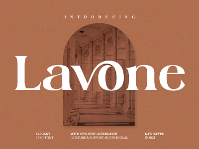 Lavone - Elegant Serif Font branding design font fonts logo logo type typography ui