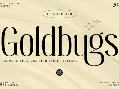 Goldbugs - Serif Font branding design font fonts logo logo type typography ui