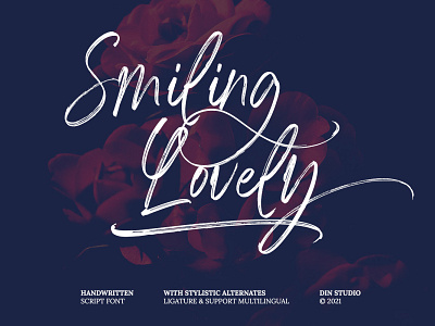 Smiling Lovely - Handwritten Font