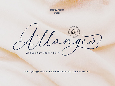 Allonges - Script Font