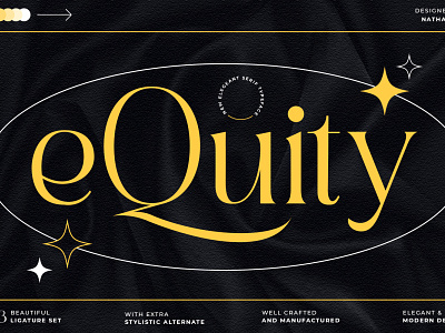 eQuity - Serif Font branding design font fonts logo logo type typography ui