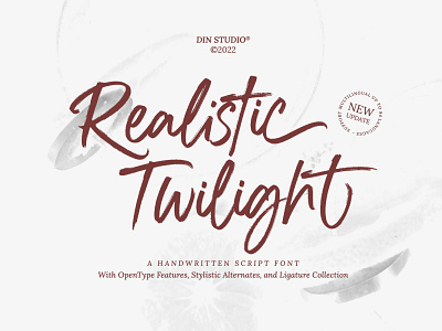 Realistic Twilight - Script Handwritten Font