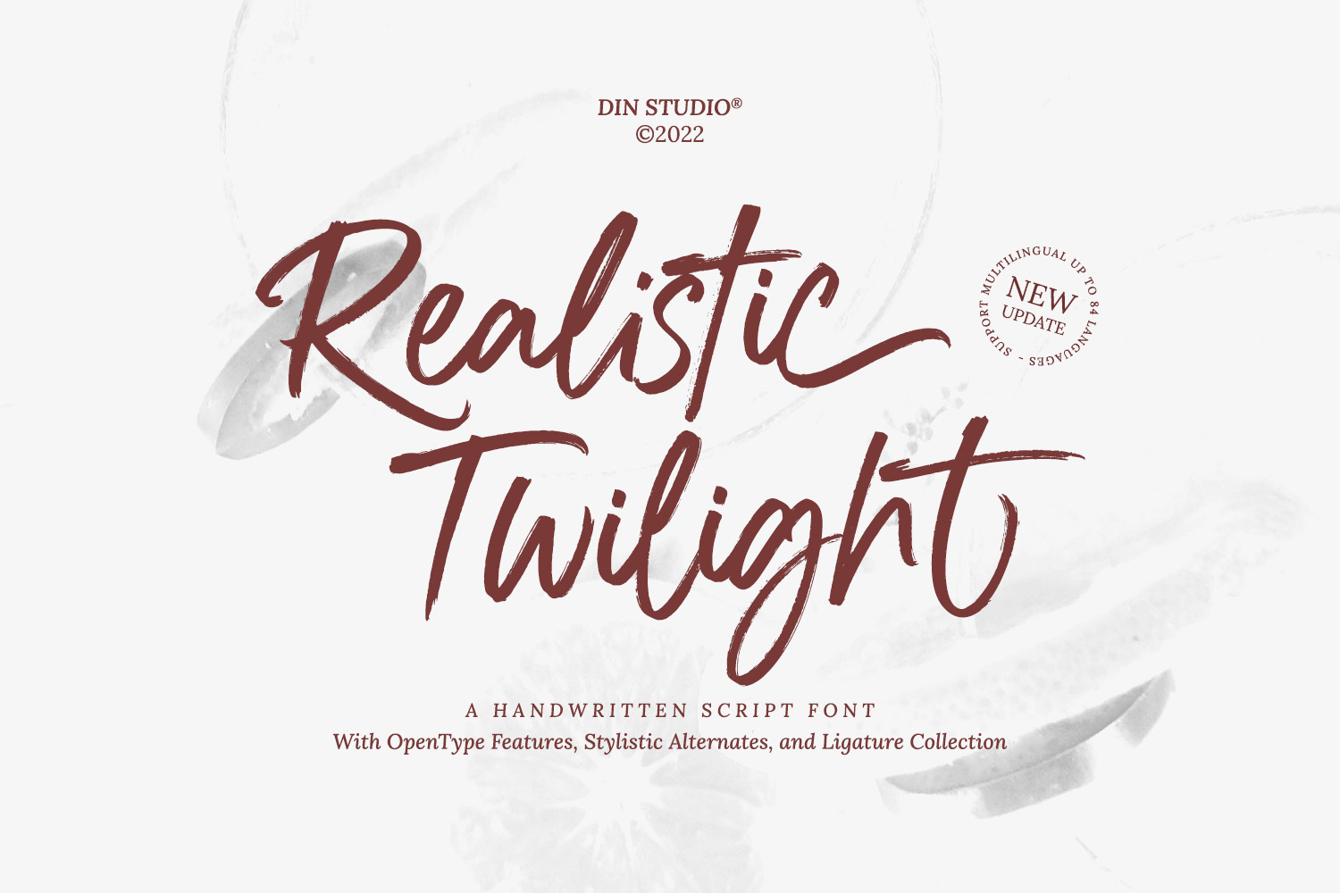 Realistic Twilight - Script Handwritten Font by Din Studio on Dribbble