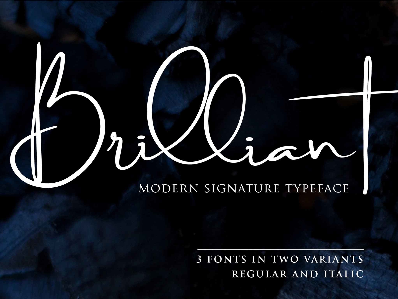 Brilliant - 3 Signature Font by Din Studio on Dribbble