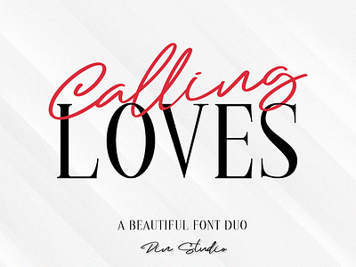 Calling Loves Font Duo branding design free font handlettering lettering logotype script serif font signature font typography ui ux