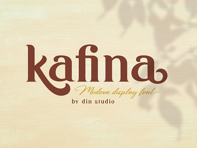 Kafina Modern Serif Font