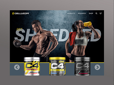 Supplement Product mockup athletic bodybuilding ecommerce fitness hero image homepage landing page mockup product web website