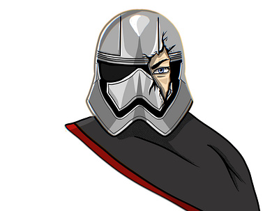 Captain Phasma captain phasma disney illustration procreate star wars