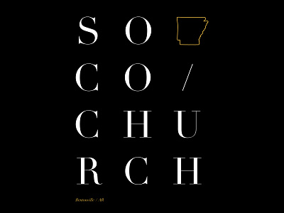 SOCO Church apparel arkansas church design graphics shirt tee type