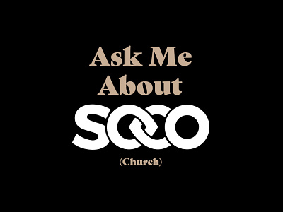 Ask Me About SOCO apparel arkansas church design graphics shirt tee type typography