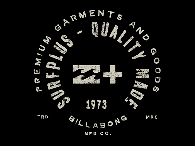 Billabong - Impression Tee apparel design graphics print shirt surf surplus tee texture type typography workwear