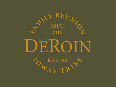 Family Reunion apparel badge design graphics logo shirt tee type typography