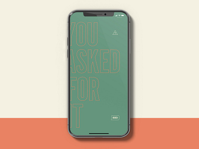 You Asked For It arkansas church design digital graphic instagram stories iphone nwa screen type typography