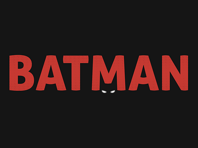 Batman in Batman batman im mark negative space