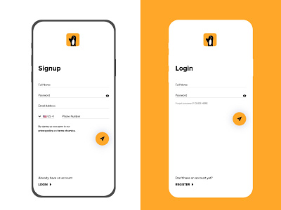 Login/Signup Screen animation app branding clean clean ui design icon login login screen logo minimal sign up signup screen simple ui ui design ux ux design