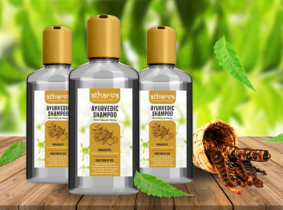 Ayurvedic Shampoo ayurvedic branding colours creative agency design dribbble graphicdesign natural packagedesign packaging product design shampoo