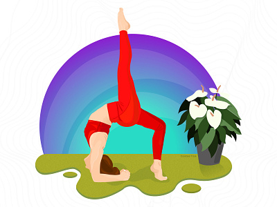 Yoga Illustration in Figma