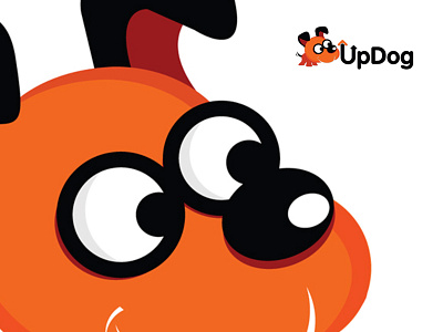 UpDog app icon application icon art character designs colours creative creative agency design illustration mascot character mascot design vector