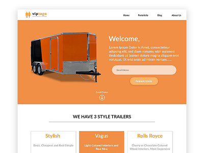 Landing Page Trailers Vip Togo